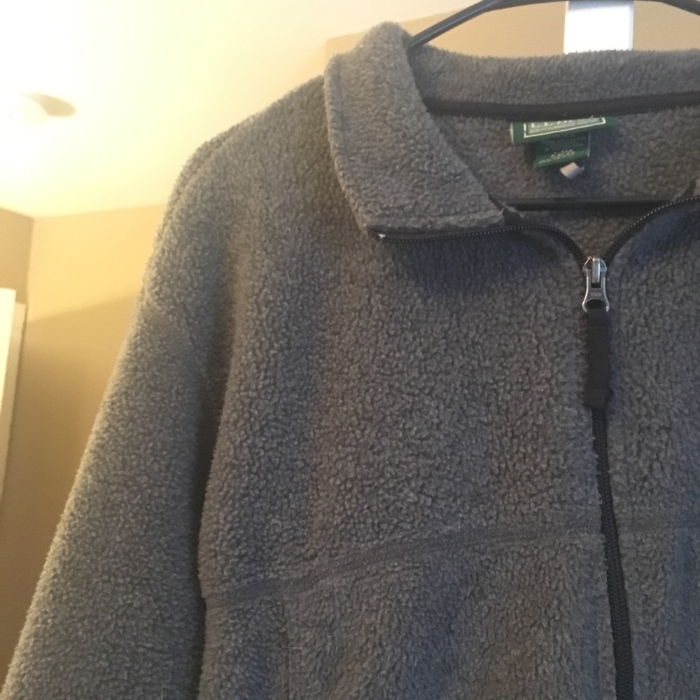 LL BEAN BRAND • men’s fleece zip up